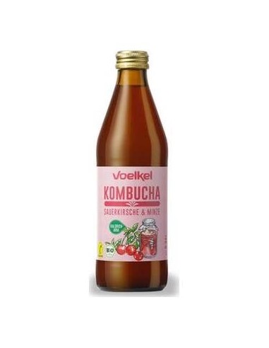 Voelkel Kombucha Cereza Y Menta Bio 330Ml