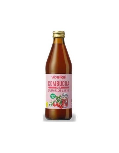 Voelkel Kombucha Cereza Y Menta Bio 330Ml