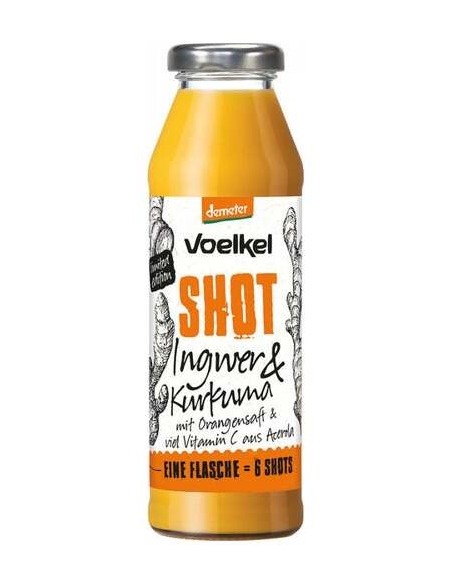 Voelkel Shot De Jengibre Curcuma Naranja Acerola Limon 280Ml