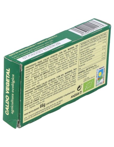 Caldo Vegetal Eco Con Sal Marina Natural 6Pastilla