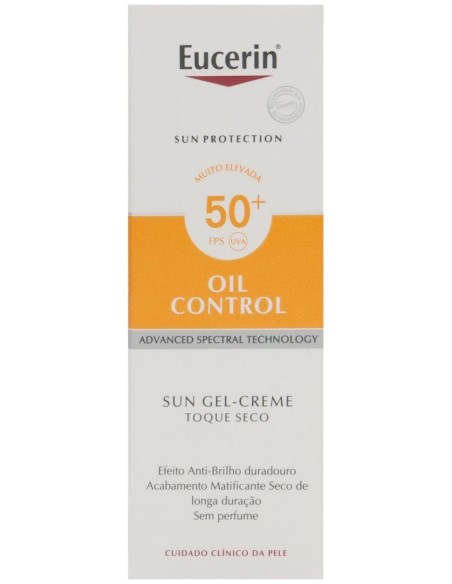 Eucerin Sun Gel Creme Oil Control Dry Touch Spf50+ 50Ml
