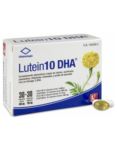 Lutein 10 Dha 30+30 Capsulas