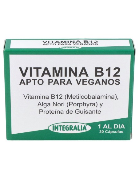 Vitamina B12 Integralia 30 Capsulas