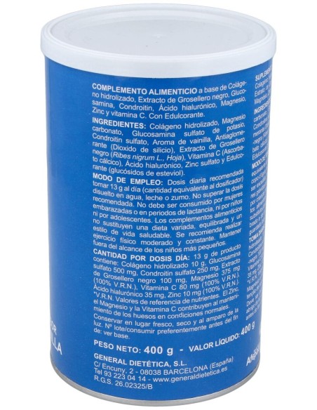 Integalia Colageno Soluble Forte Flex Sabor Vainilla 400G