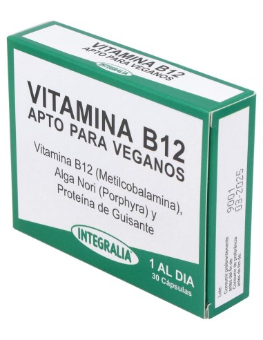 Vitamina B12 Integralia 30 Capsulas