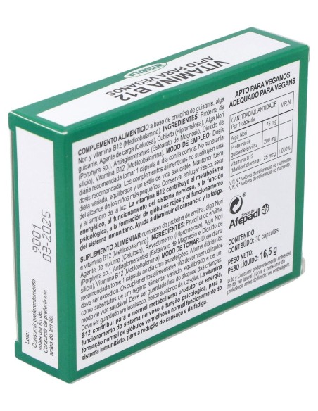 Vitamina B12 Integralia 30 Capsulas