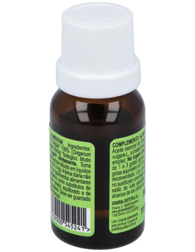 Integralia Oregano Aceite Esencial Eco 15Ml