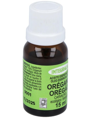 Integralia Oregano Aceite Esencial Eco 15Ml