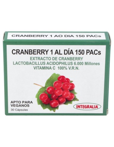 Cranberry 1 Al Dia 150Pacs 30Cap.