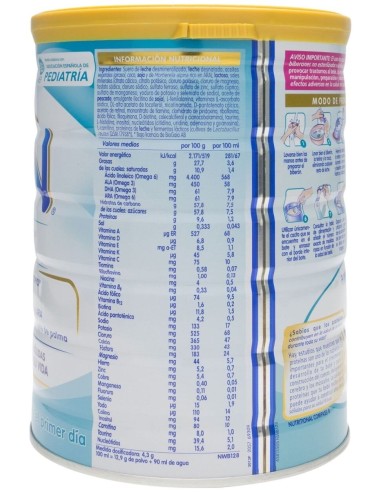 Nan Optipro 1 Leche En Polvo, 800 G