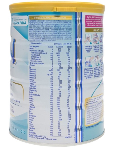 Nan Optipro 1 Leche En Polvo, 800 G