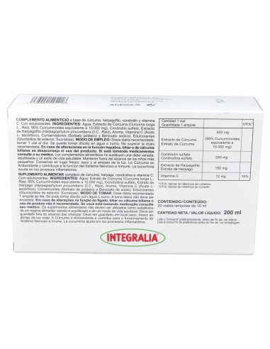 Integralia Curcuma Flex 20 Viales