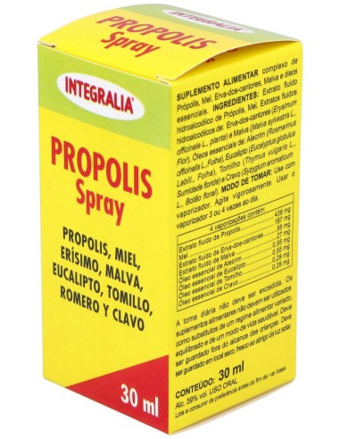 Integralia Spray Propolis Con Erisimo 30Ml