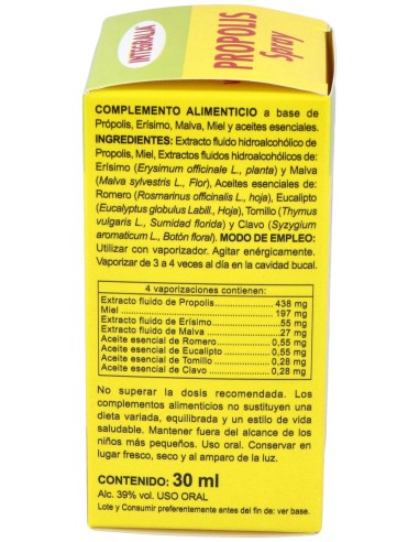 Integralia Spray Propolis Con Erisimo 30Ml
