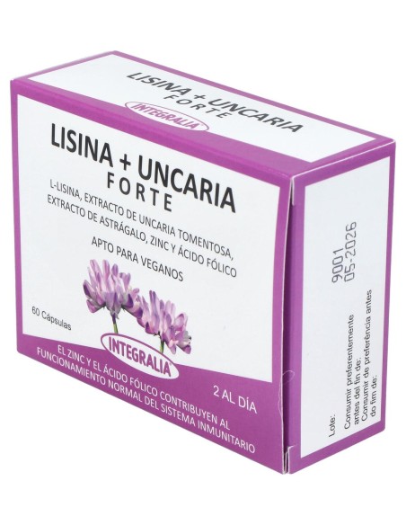 Integralia Lisina + Uncaria Forte 60Caps