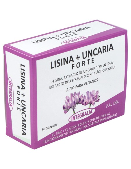 Integralia Lisina + Uncaria Forte 60Caps
