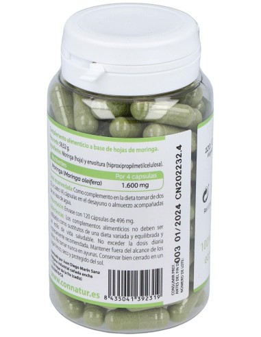 Connatur Moringa Oleifera Bio 120Caps