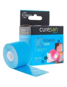 Curesan Curetape Vendaje Neuromuscular Azul 5Mx5Cm 1Ud
