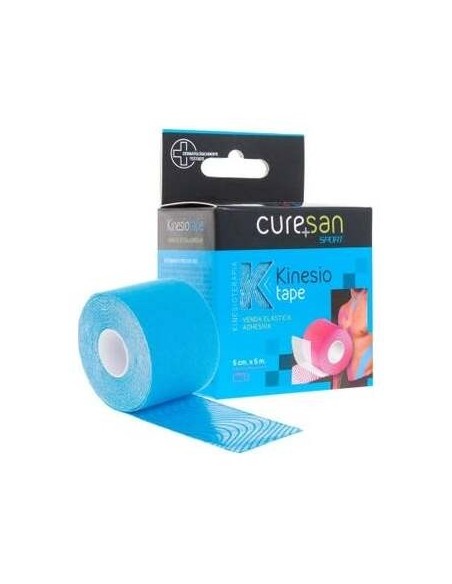 Curesan Curetape Vendaje Neuromuscular Azul 5Mx5Cm 1Ud