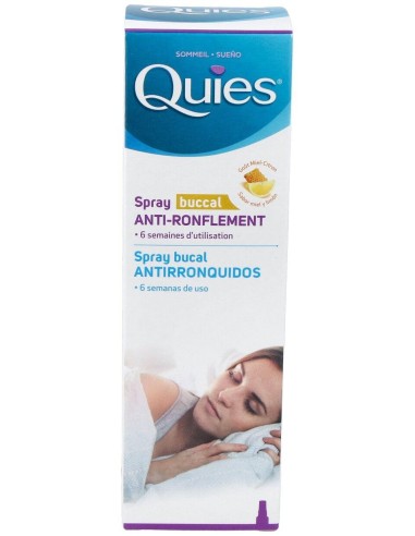 Quies Spray Bucal Antirronquidos Miel Y Limón 70Ml