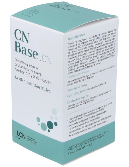 Lcn Cn Base, 120 Cápsulas