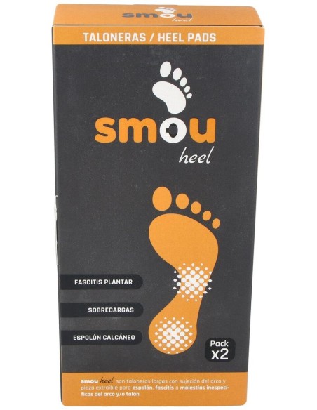 Smou Heel Talonera Larga Fascitis Y Espolón 39/40/41 1 Par