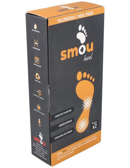 Smou Heel Talonera Larga Fascitis Y Espolón 39/40/41 1 Par