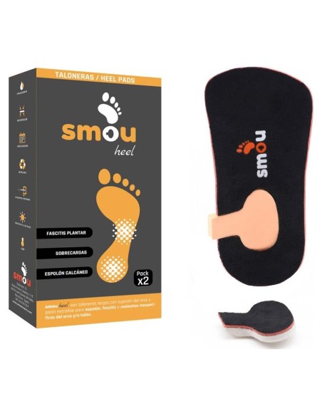 Smou Heel Talonera Larga Fascitis Y Espolón 45/46/47 1 Par