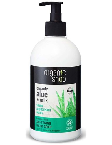 Organic Shop Jabón De Manos Suavizante Aloe De Barbados 500Ml