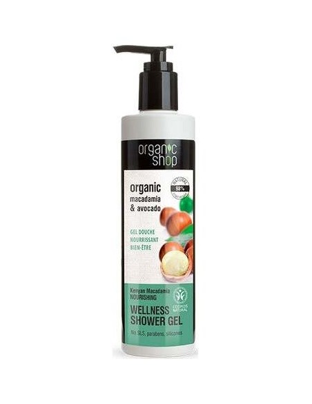 Organic Shop Gel De Ducha Nutritivo Macadamia De Kenia 280Ml