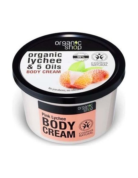 Organic Shop Crema Corporal Lichi Rosa 250Ml