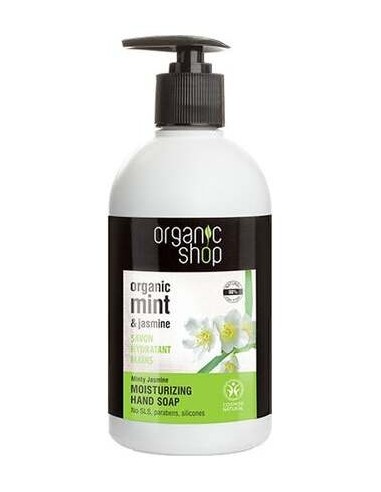 Organic Shop Jabón De Manos Hidratante Jazmín Mentolado 500Ml