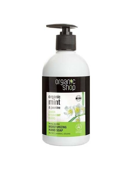 Organic Shop Jabón De Manos Hidratante Jazmín Mentolado 500Ml