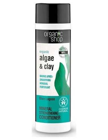Organic Shop Bálsamo Capilar Fortalecedor Laguna Azul 280Ml