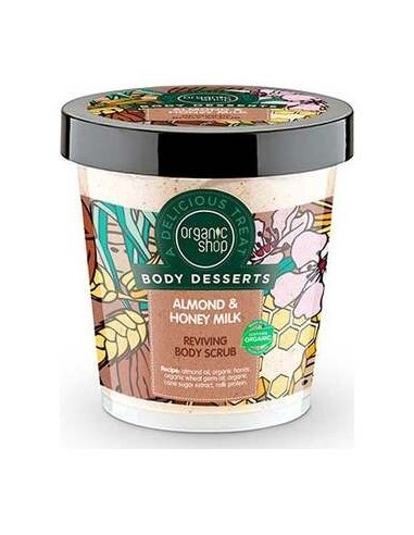 Organic Shop Exfoliante Corporal Almendra Y Leche Con Miel 450Ml