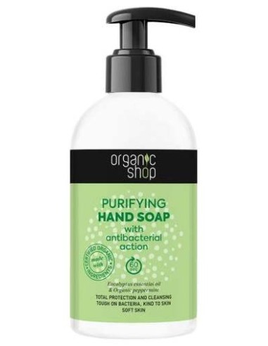 Organic Shop Jabón De Manos Con Acción Higienizante 500Ml