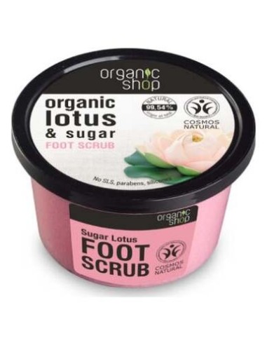 Organic Shop Exfoliante Para Pies Azúcar De Loto 250Ml