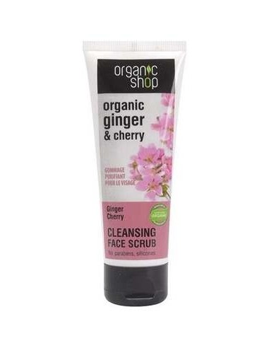 Organic Shop Peeling Facial Limpiador Gengibre Y Cerezas 75Ml