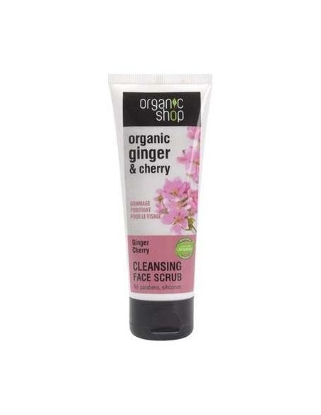 Organic Shop Peeling Facial Limpiador Gengibre Y Cerezas 75Ml