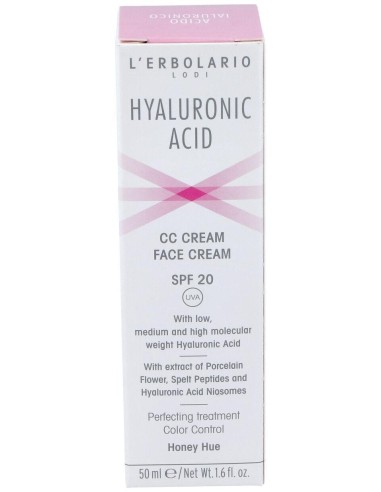 Acido Hialuronico Cc Crema Tono Miel 50Ml.