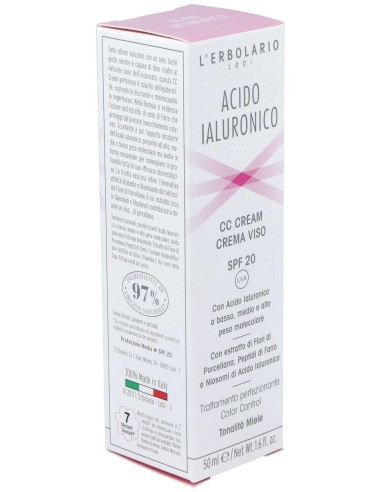 Acido Hialuronico Cc Crema Tono Miel 50Ml.