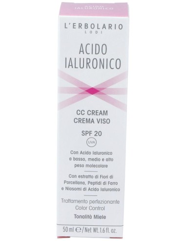 Acido Hialuronico Cc Crema Tono Miel 50Ml.