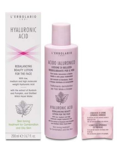 L'Erbolario Ácido Hialurónico Loción Facial Reequilibrante 200Ml