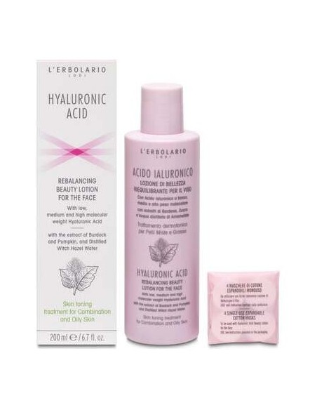 L'Erbolario Ácido Hialurónico Loción Facial Reequilibrante 200Ml