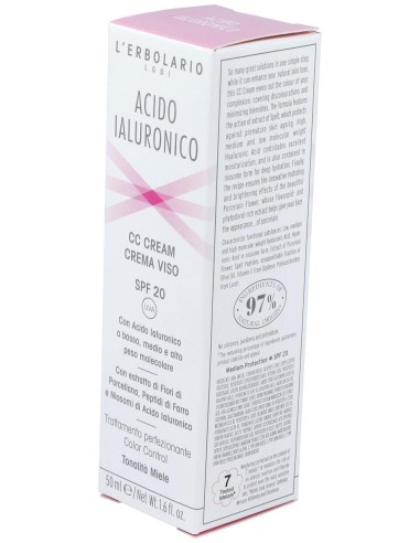 Acido Hialuronico Cc Crema Tono Miel 50Ml.