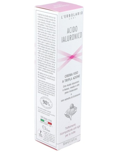 Acido Hialuronico Crema Facial Noche Antiedad 50Ml