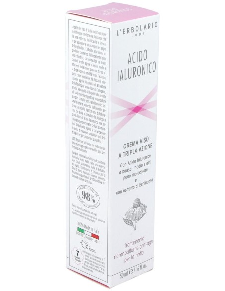 Acido Hialuronico Crema Facial Noche Antiedad 50Ml