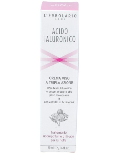 Acido Hialuronico Crema Facial Noche Antiedad 50Ml
