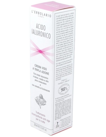 Acido Hialuronico Crema Facial Noche Antiedad 50Ml