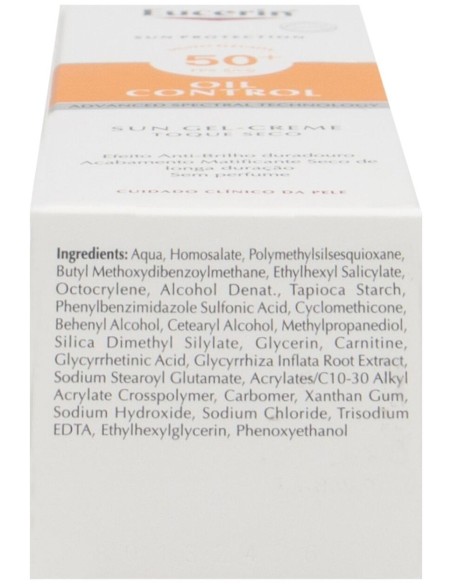 Eucerin Sun Gel Creme Oil Control Dry Touch Spf50+ 50Ml